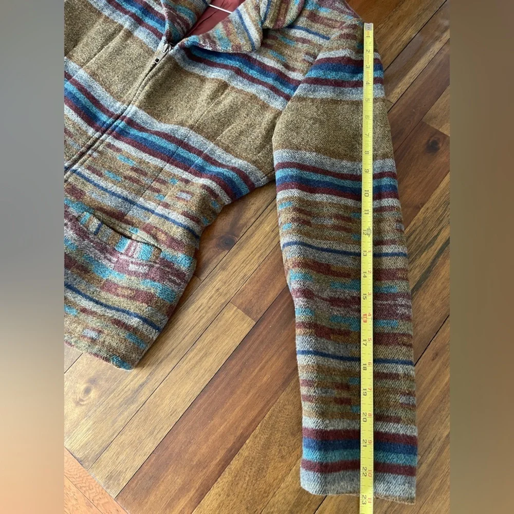 Wool Blend zip up western blazer - Picture 6 of 9